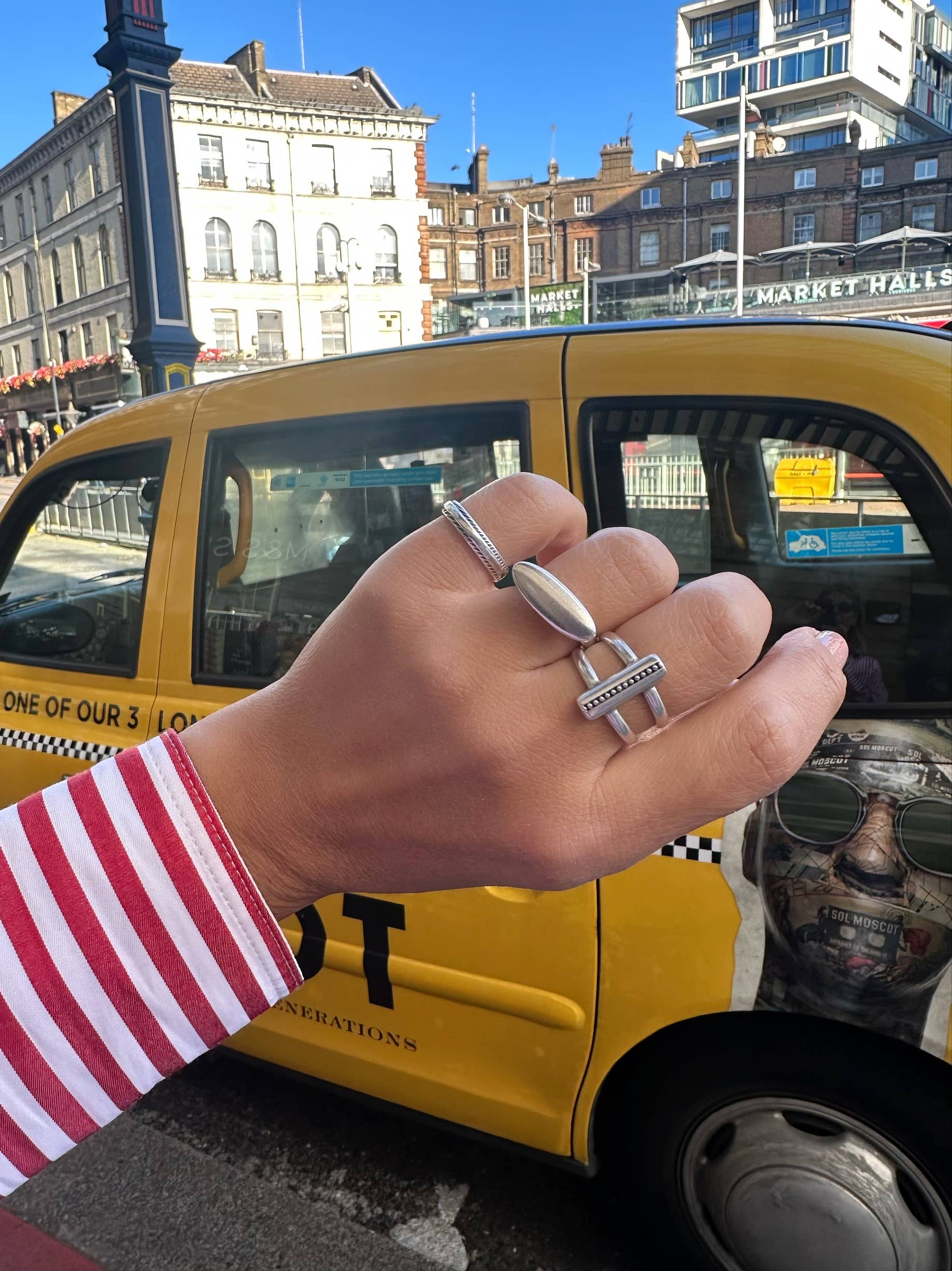 Christina Christi - Wholesale Band/Stacked Ring - Stackable Silver Rings, Handmade Rings Women, Silver Bands1