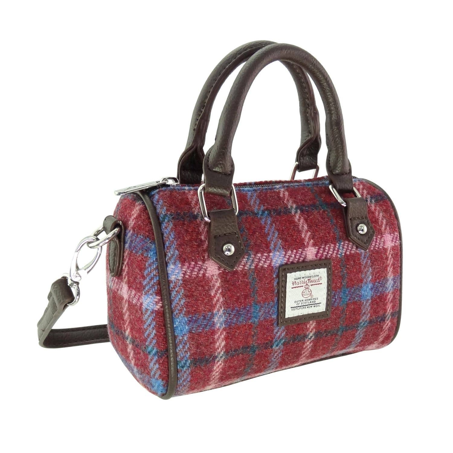Glen Appin Of Scotland - Wholesale Top Handle Bag - Women's - LB1203 Harris Tweed 'Kilbride' Mini Bowling Bag36