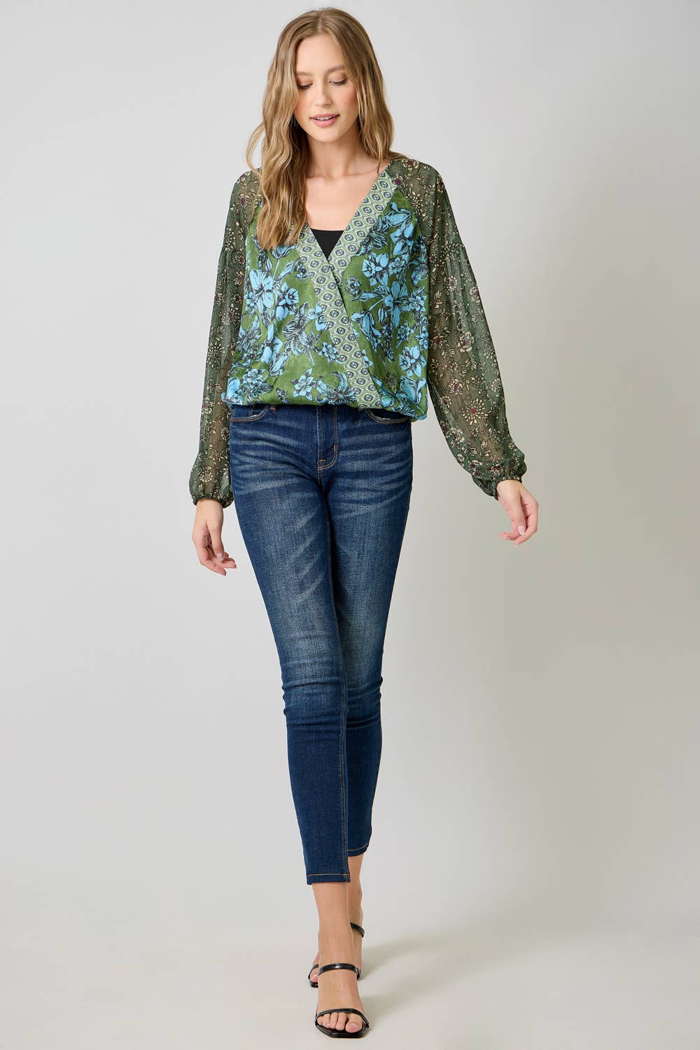 Mystree - Wholesale Blouse - Women's - 61318 Mixed Print Blouse12