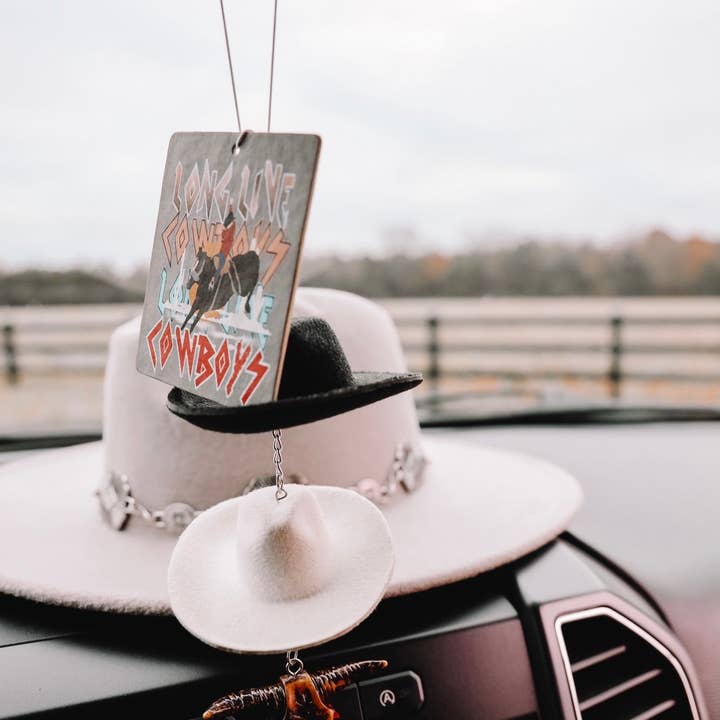 The Front Porch Label - Wholesale Car Freshener - Women's - Long Live Cowboys Car Air Freshener