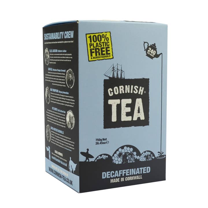 Cornish Tea and Cornish Coffee - Wholesale Theezakjes - 6 x 240 Cornish-thee cafeïnevrije smokkelaars Brew1