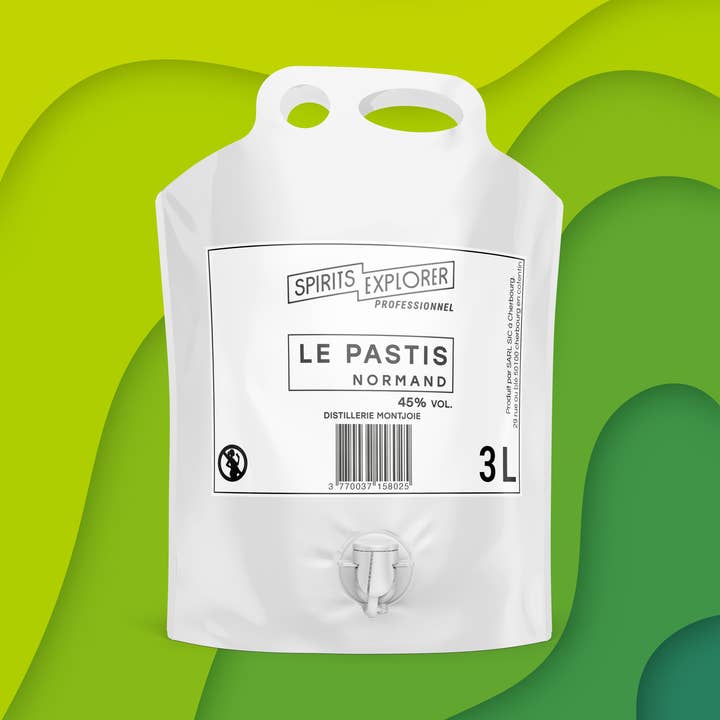 Pastis from Normandy - BULK - 3 liters for wholesale by Spirits Explorer