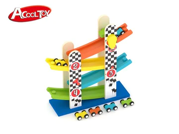 ACOOL TOY - Wholesale Wood Toy - Kids - AC6653  Ramp Race / AC6694 Roller Coaster (Double Ramp Race)0