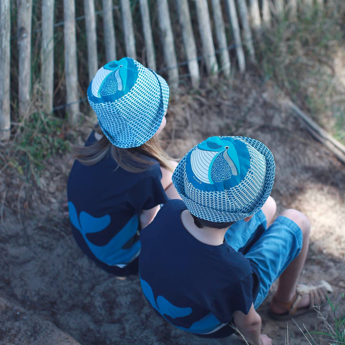 Coq En Pate - Wholesale Bucket Hat - Kids - Whale baby and kid bucket hat2
