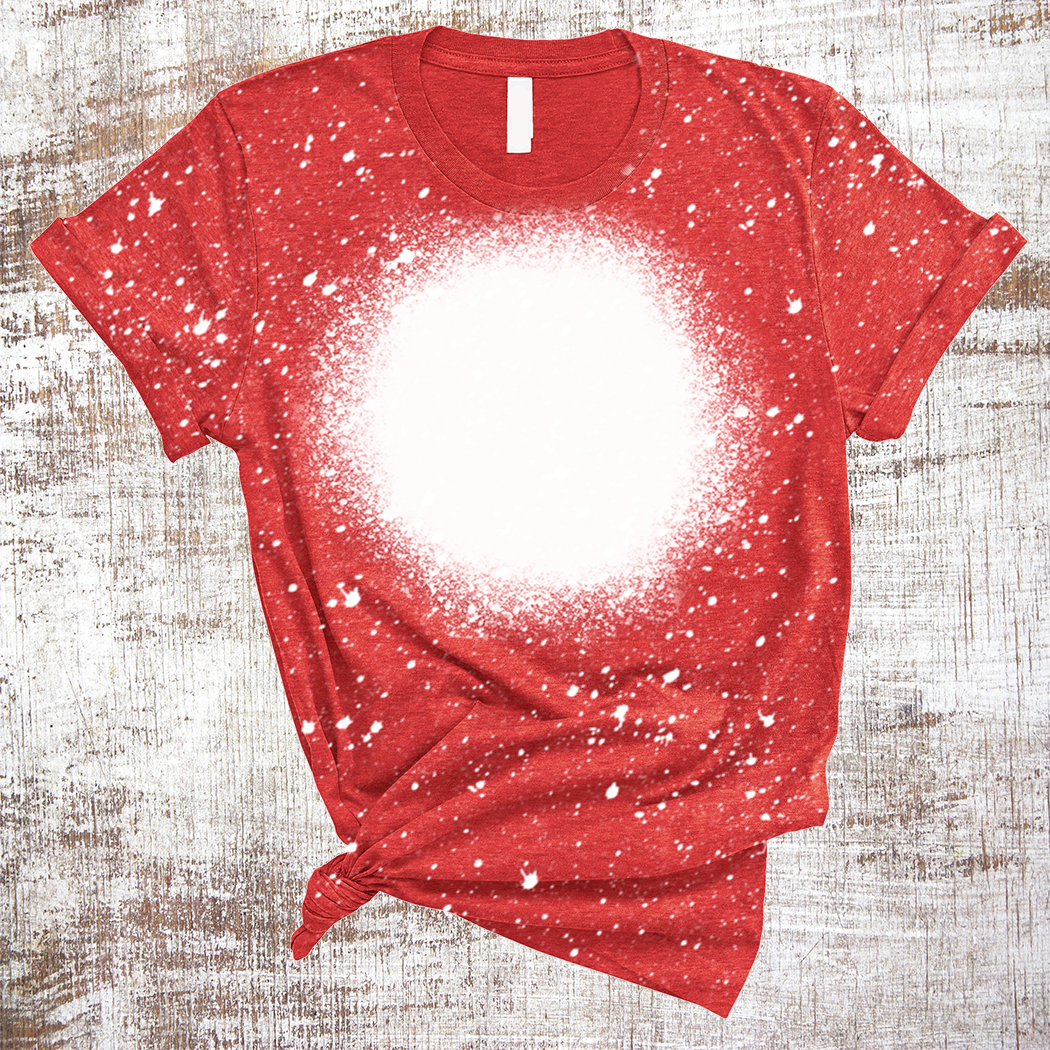 Sweet Tees - Wholesale Sublimation Blank T-Shirt - Women's - Sublimation Blank Shirts BLANK Bleached Tee Shirts Circle0