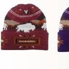 Rustic Bison Knit Hat for wholesale by Silicon Valley Textiles, Inc