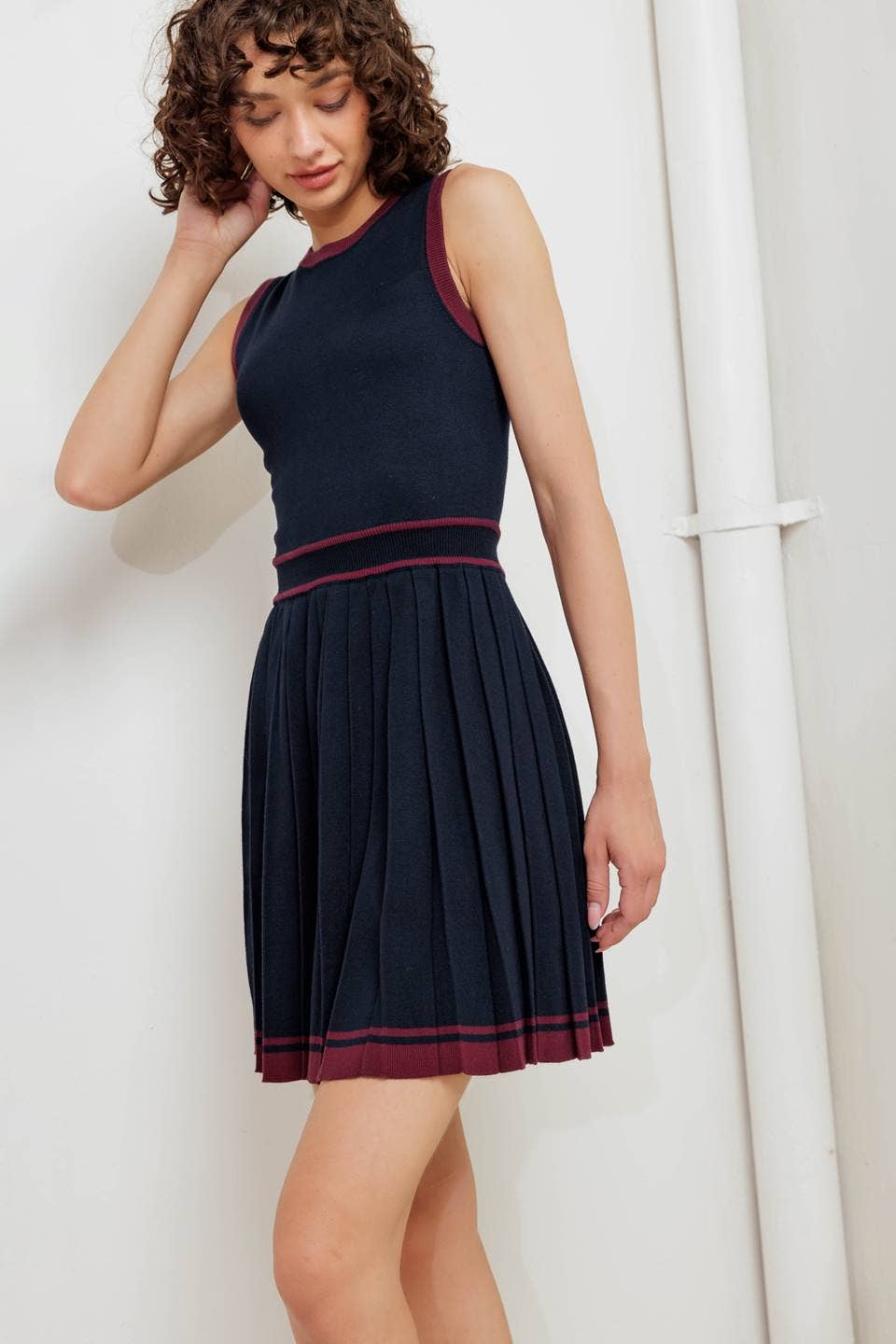 MARINE Een gebreide mini-jurk - FSW1369 voor groothandel op Faire5