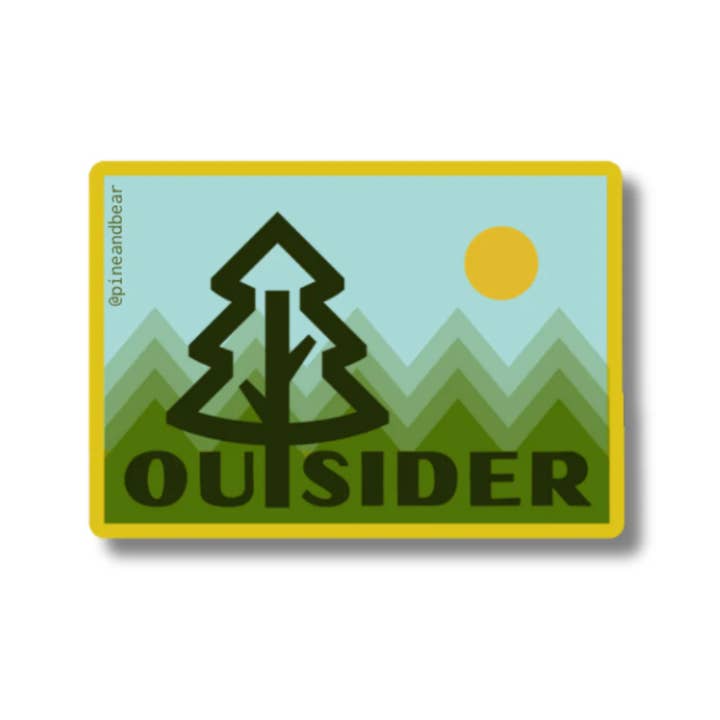Pineandbear – wholesale Phone & laptop stickers – Vinyl Sticker - Outsider