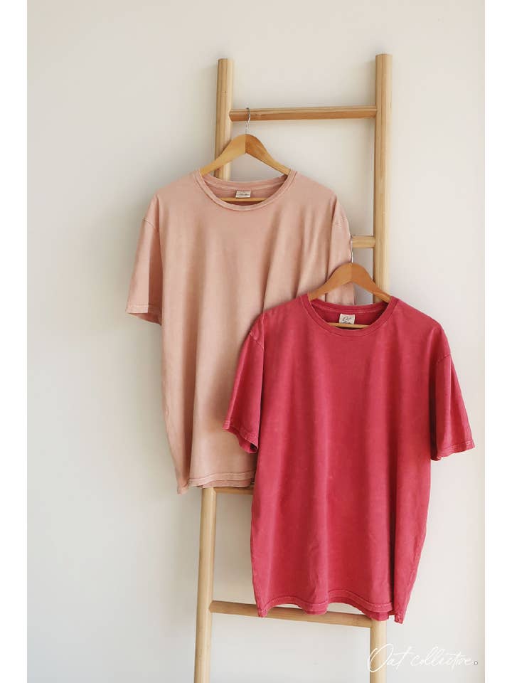 OAT COLLECTIVE - Wholesale T-Shirt - Women's - PREMIUM BASIC MINERAL Oversized Top5