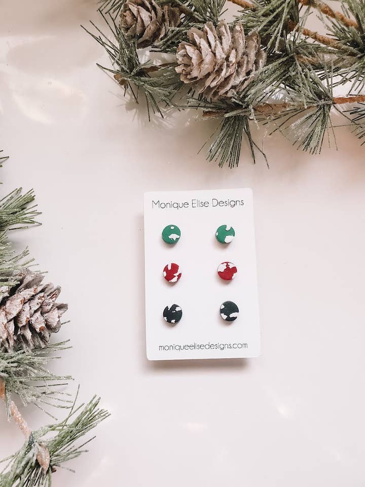 Lot de mini-clous Christmas Cheer pour la vente par Monique Elise Designs
