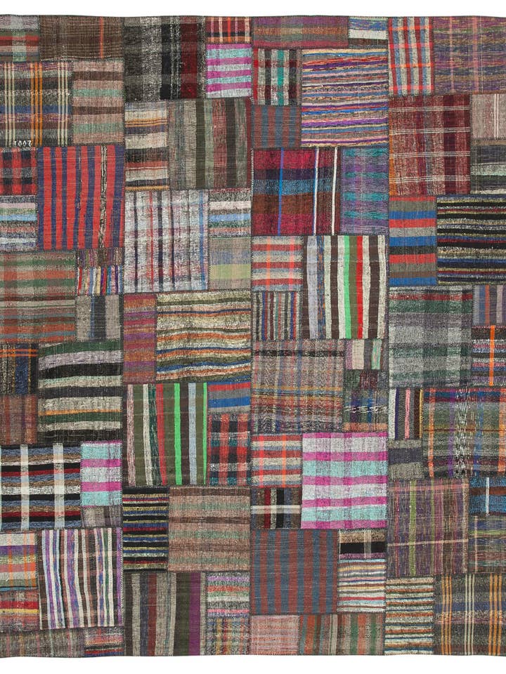 11x13 Flerfärgad Kilim Patchwork Matta - 36973 för wholesale av RUG N CARPET