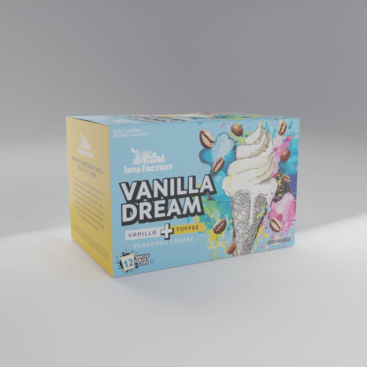 Two Rivers Coffee - Wholesale Coffee Pods - Java Factory Roasters Vanilla Dream Coffee Pods
