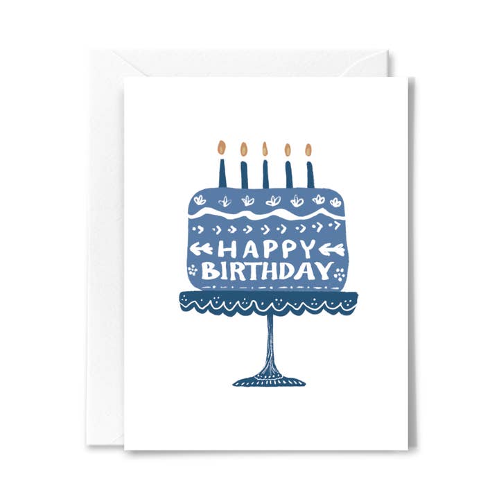 Happy Birthday Cake Card for wholesale by Studio Conroy
