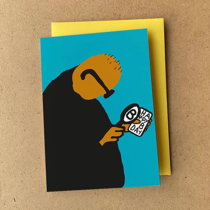 'Magnify' Birthday Card for wholesale by RUDE