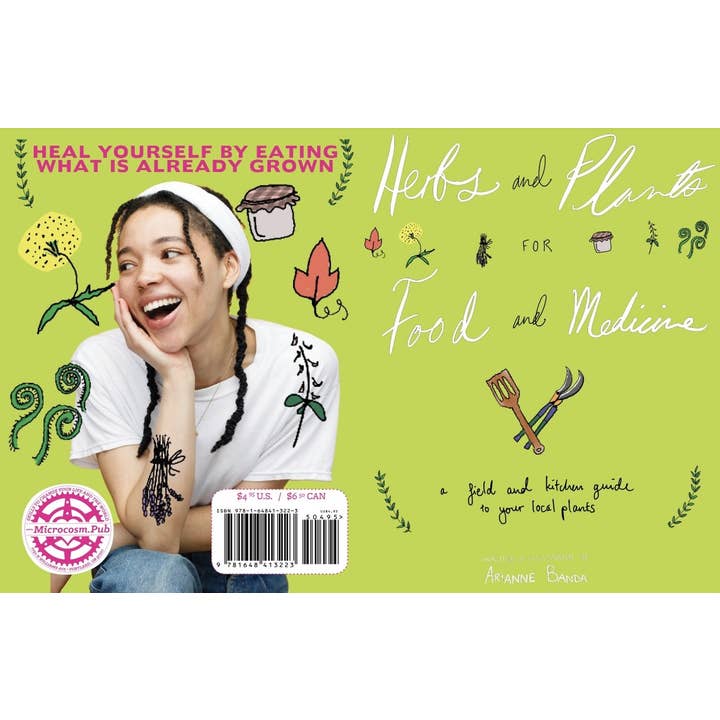 Microcosm Publishing & Distribution - Wholesale Nature & Outdoors - Herbs & Plants for Food & Medicine: Field Kitchen Guide Zine3