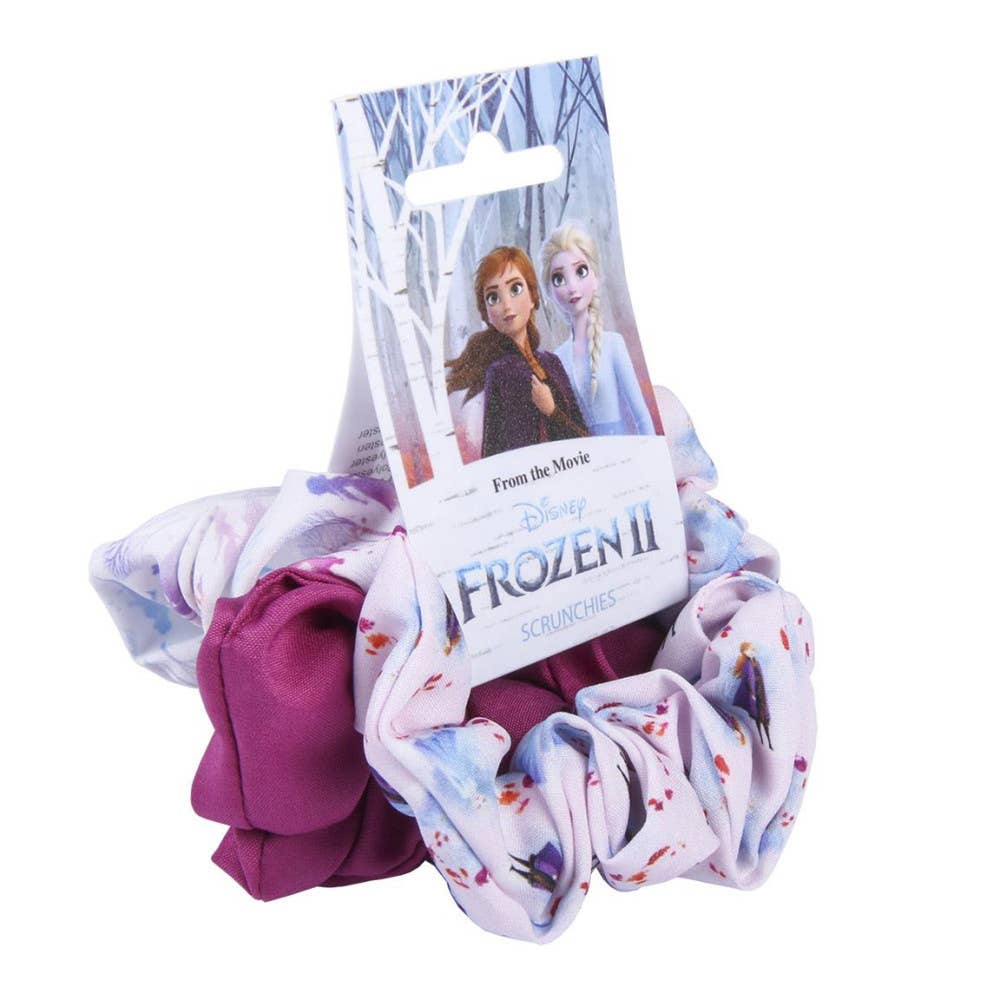 Evidence - Wholesale Scrunchie - Women's - Disney Frozen Hair Ties 3 Pieces0