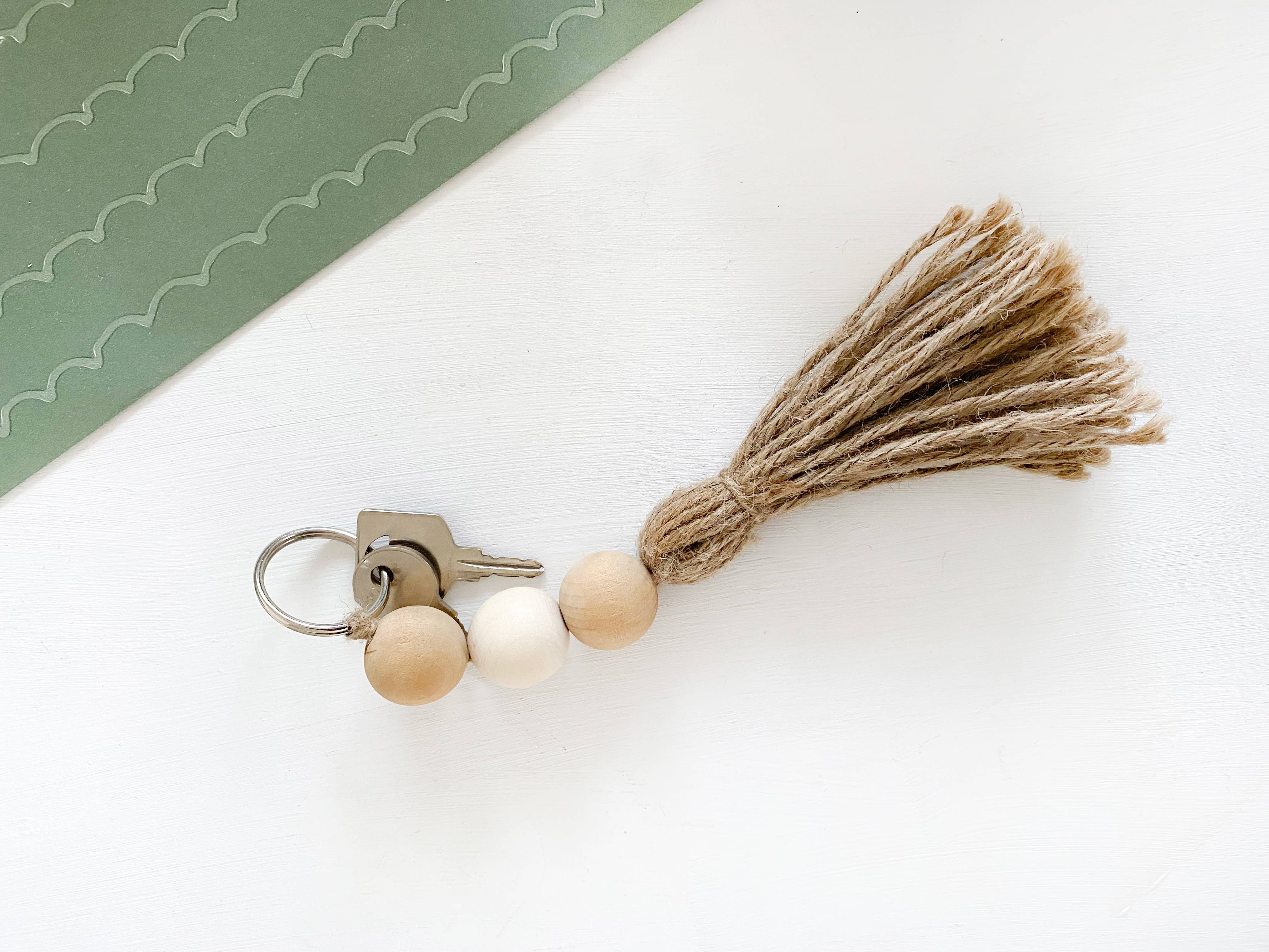 Simply Styled Art - Vente Porte-clés – femme - Porte-clés Boho avec pompon7