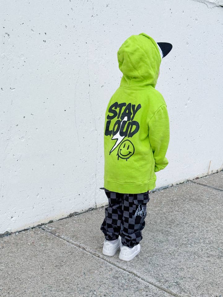 STAY LOUD • GRAPHIC BAMBOO FLEECE HOODIE for wholesale by Smiley Daze
