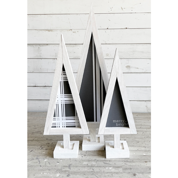 Brayden and Brooks - Wholesale Christmas Decoration - Grain Sack Wood Trees1