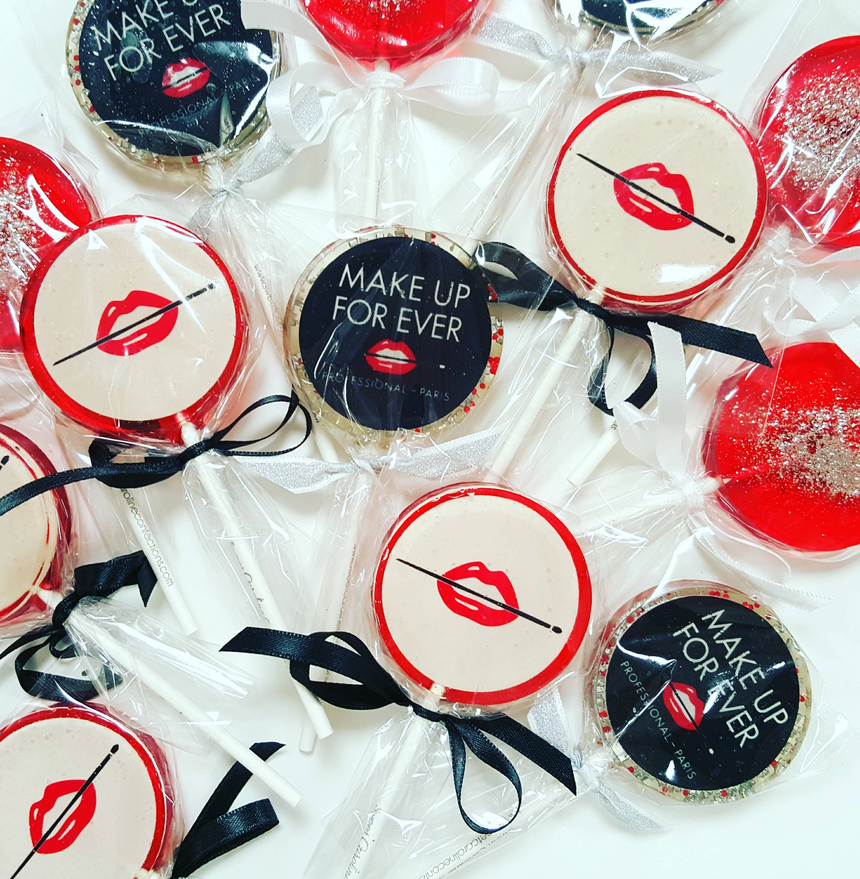 Sweet Caroline Confections - Wholesale Lollipop - Logo Lollipops, Cotton Candy, 50/Case  *Read Before Purchase3