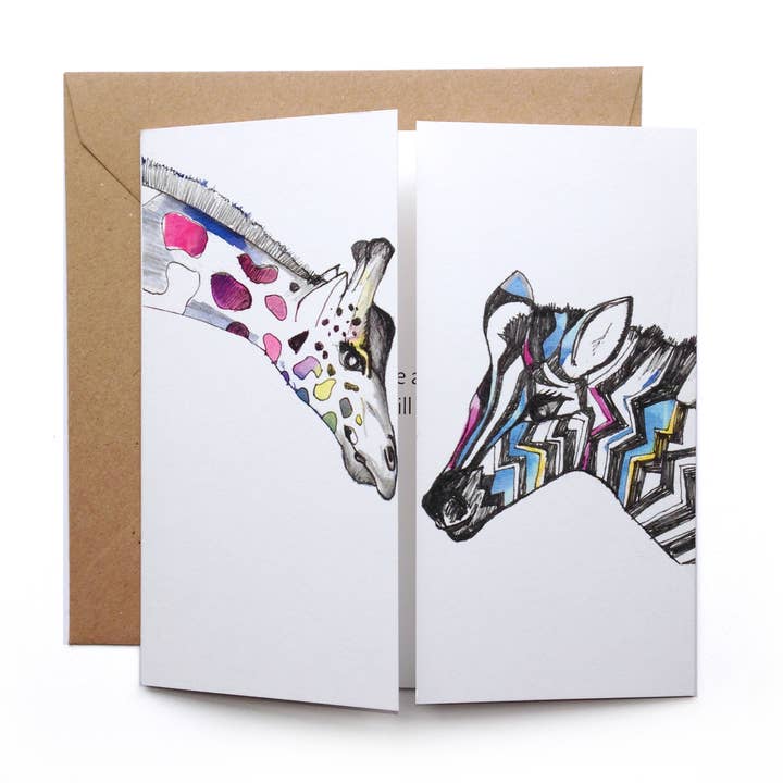 Olika Kärlek Kiss Card för wholesale av Nina Nou