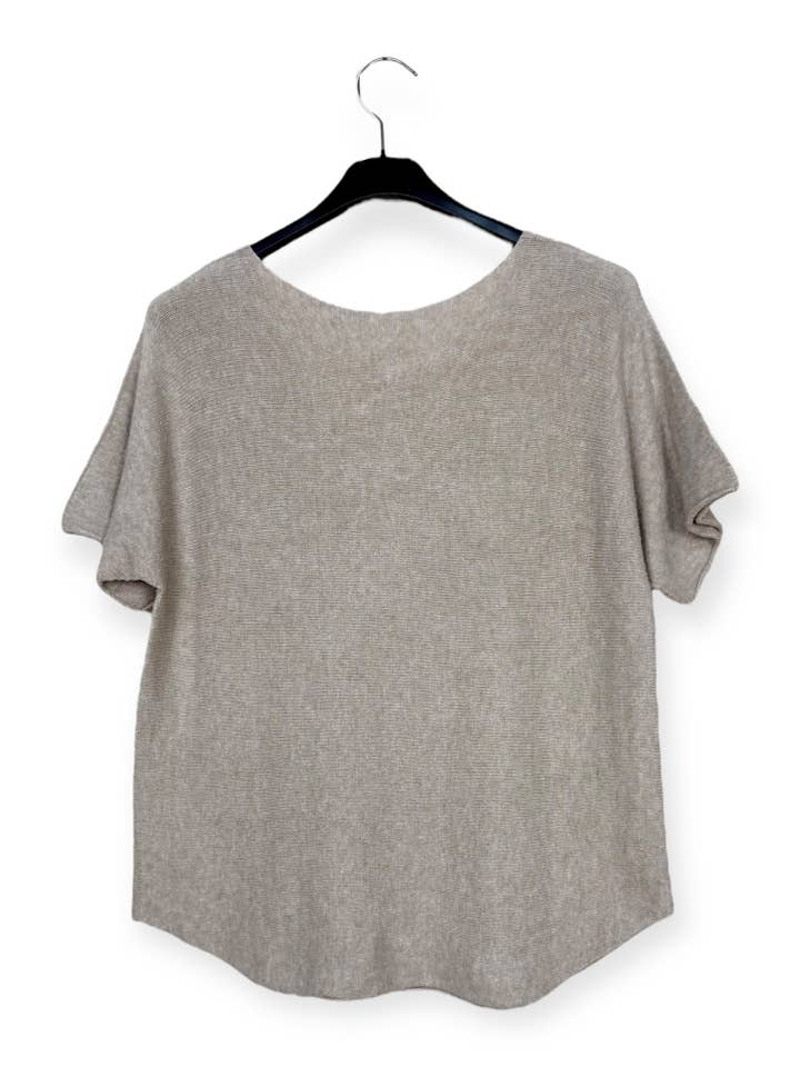 Lucky Nana - Wholesale Knit Top - Women's - AH 2203 - Soft Short-Sleeve Top17