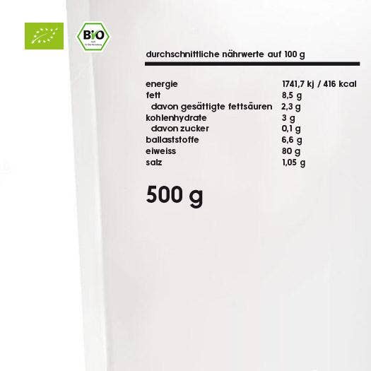 Organic Workout – wholesale Protein/superfood powder – Organic Premium Pea Protein 500 g