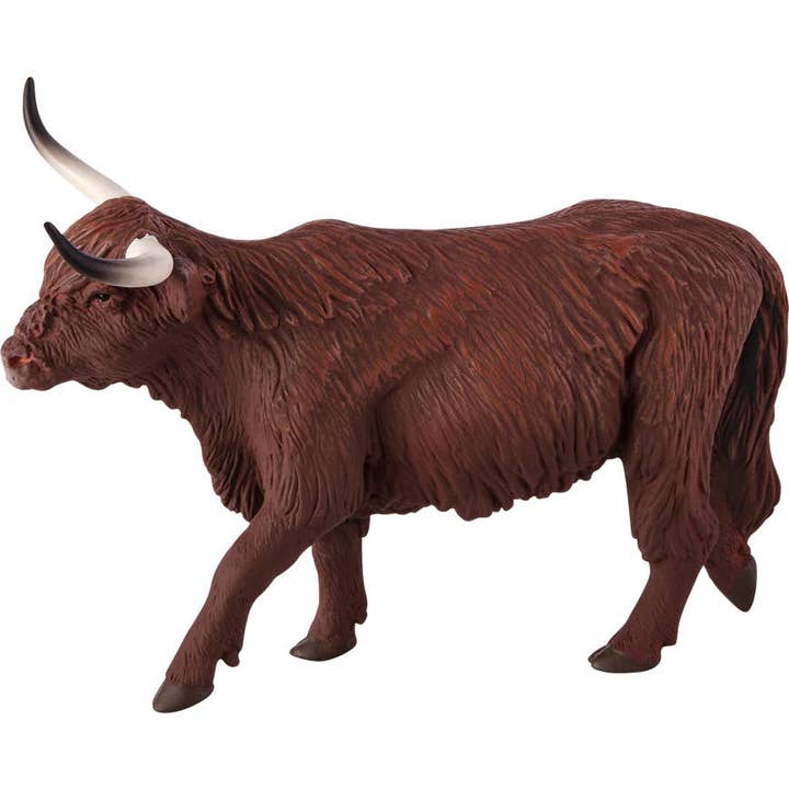 Mojo Highland Cow Animal Figurine for wholesale by Mojo