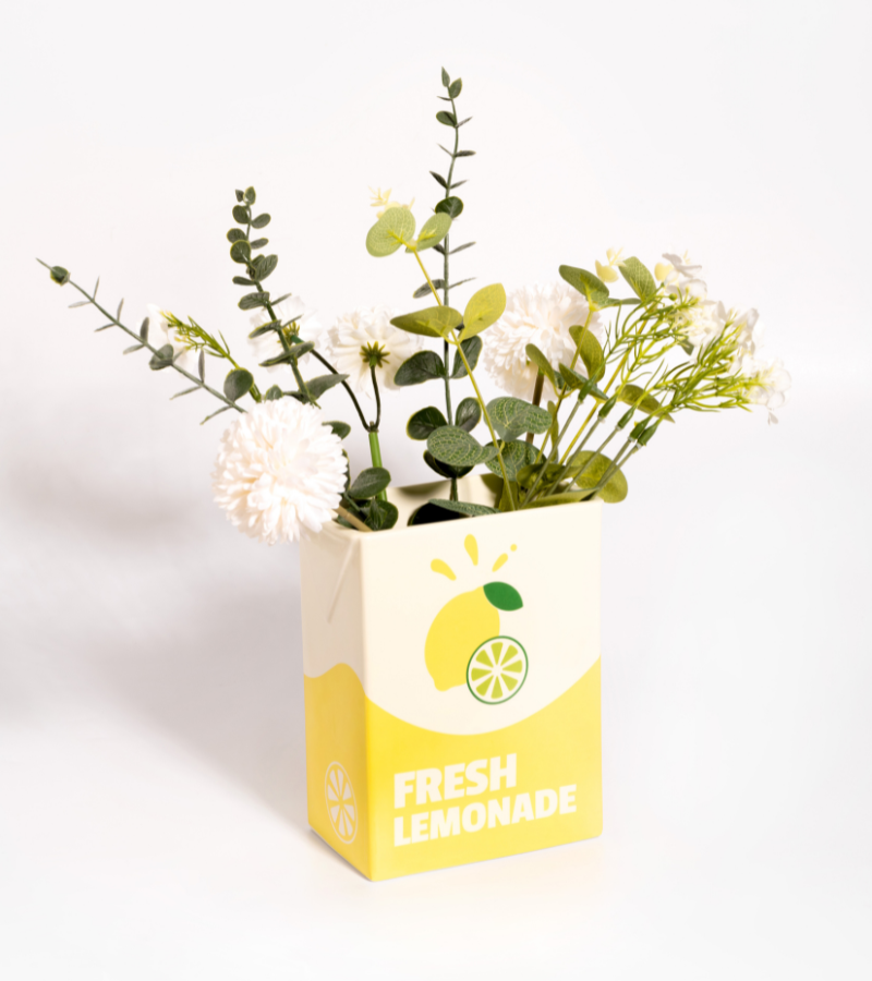L'expressionist - Wholesale Vase - Lemonade brick vase3