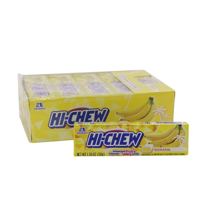 Hi-Chew Candy Banana Flavored, 15ct for wholesale by Grandpa Joe's Candy Shop