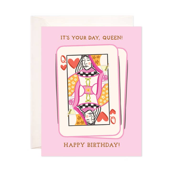 Your Day Queen Greeting Card - Birthday Card for wholesale by Bloomwolf Studio