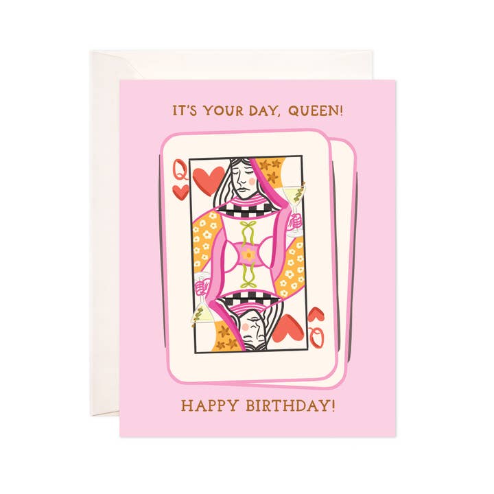 Your Day Queen Greeting Card - Birthday Card for wholesale by Bloomwolf Studio