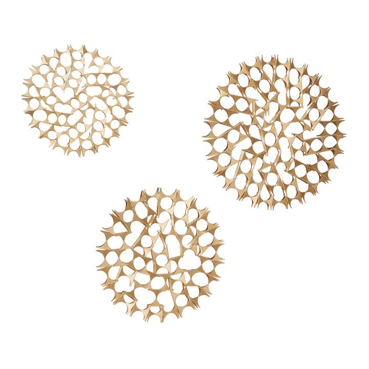 Deco Marché - Wholesale Wall Art Set - Modern Gold Metal Wall Decor Set2