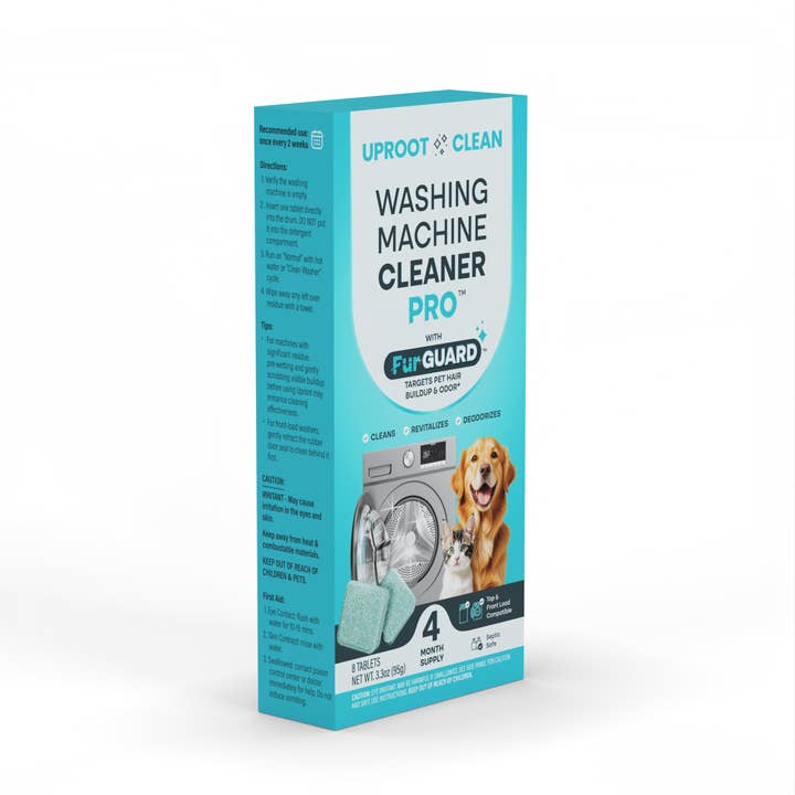 Uproot Clean - Wholesale Pet Grooming Aid - Dog - Washing Machine Cleaner Pro - 4 Month Supply (6 Unit Case Pack) - PRE-ORDER