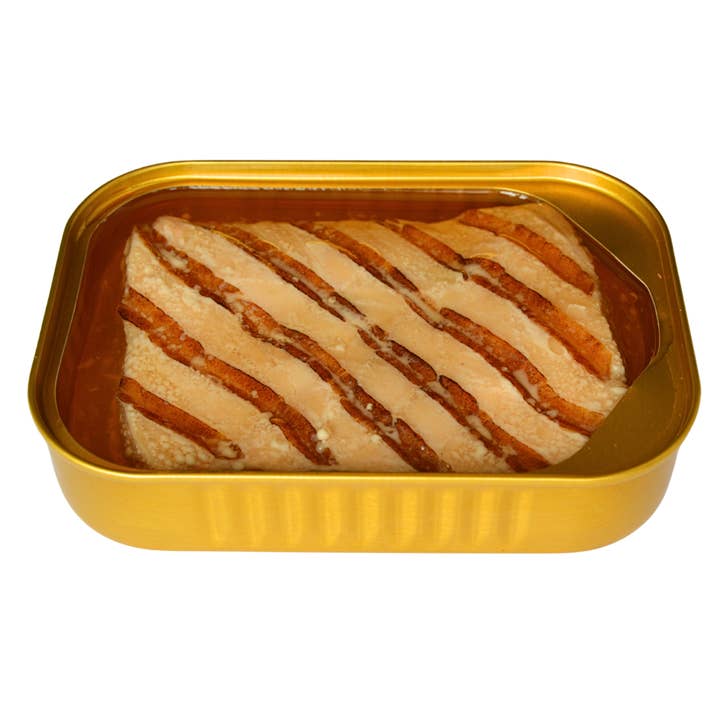 Mere - Wholesale Tinned Fish - ASC Faroese Grilled Salmon in olive oil1