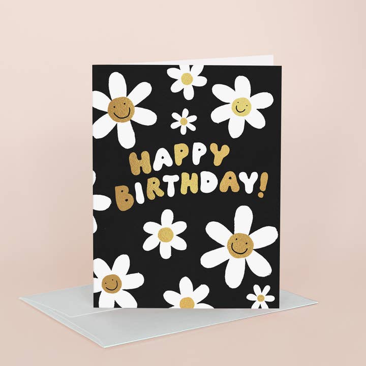 Idlewild Co. - Wholesale Birthday Card - Daisy Birthday Greeting Card