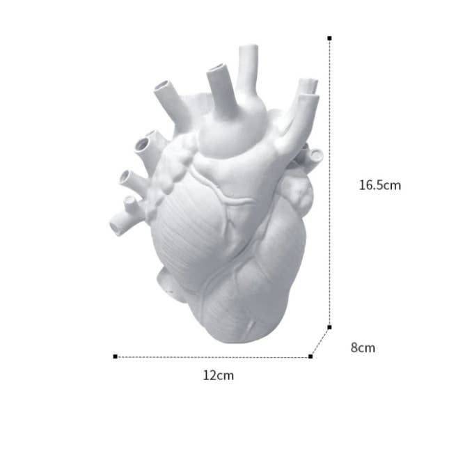 IVORE.GROUP - Vendita all'ingrosso Vasi - Vaso a forma di cuore in resina
