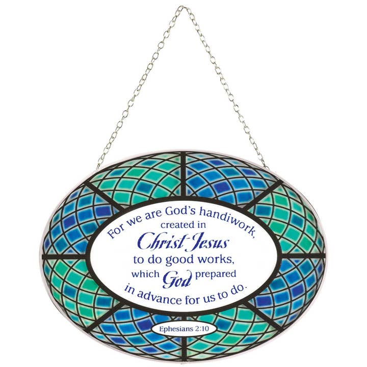 🍗 Acchiappasole ovale We Are God's Handiwork 22,9 cm per la vendita all'ingrosso da parte di Cottage Garden