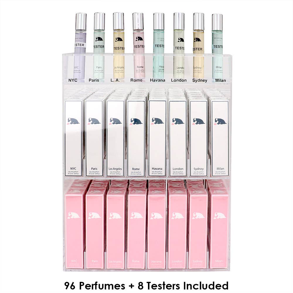 Sensibling Corp. - Wholesale Perfume Gift Set - 96PCS - City Series Eau de Parfum / Perfume Set
3