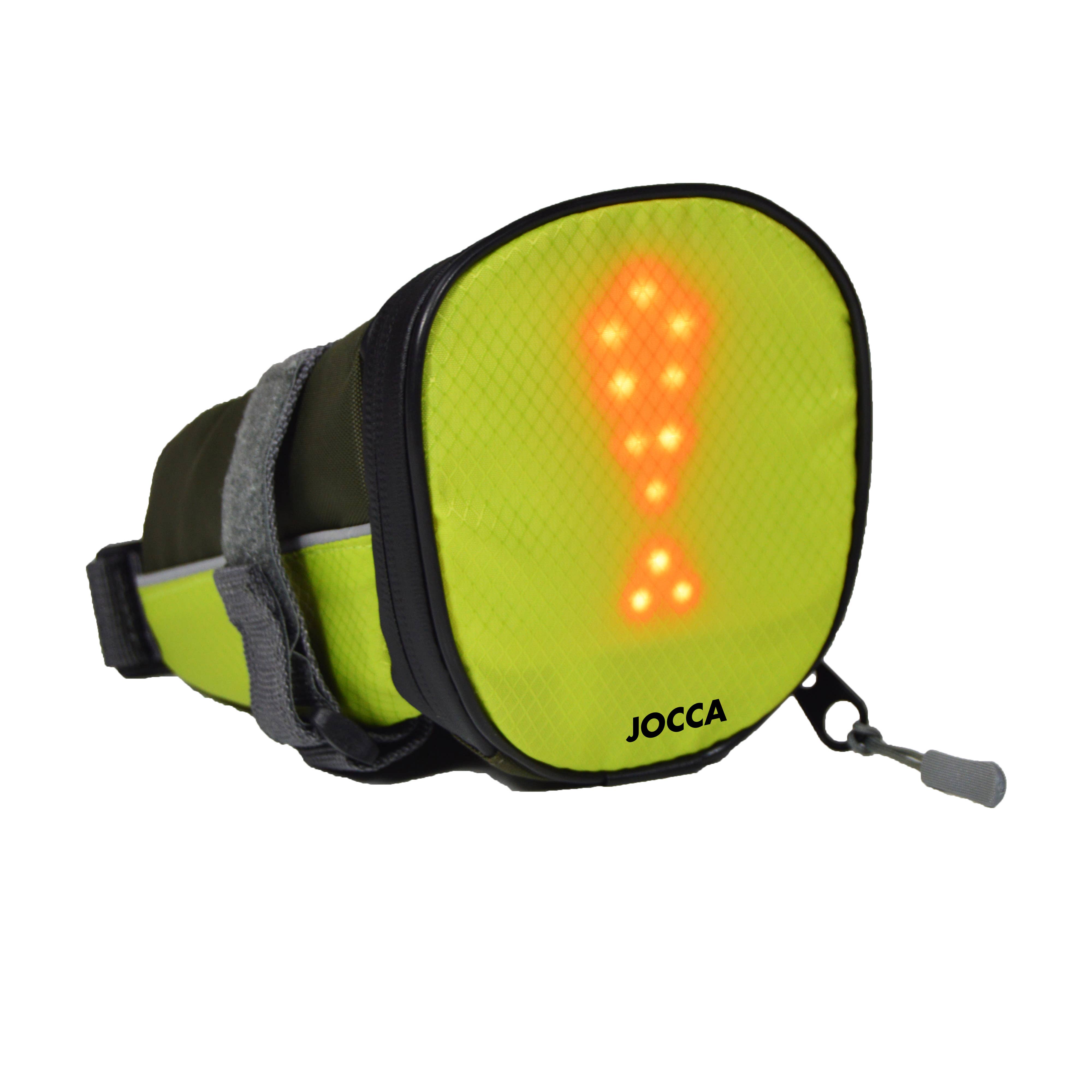 JOCCA - Wholesale Biking Accessories - Bolsa de sillín de bicicleta con almacenamiento e indicadores LED3