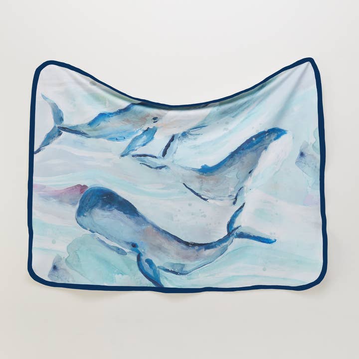 Baby Blanket - Deep Sea for wholesale by Kim Hovell Art