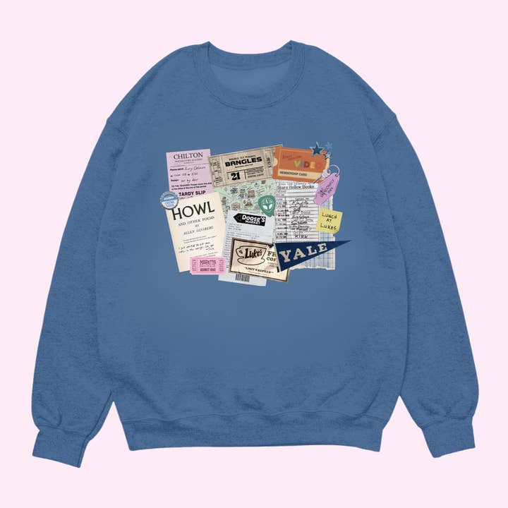 Letters and Lucy - Wholesale Graphic Sweatshirt - Women's - Gilmore Girls *Junk Journal* Sweatshirt0