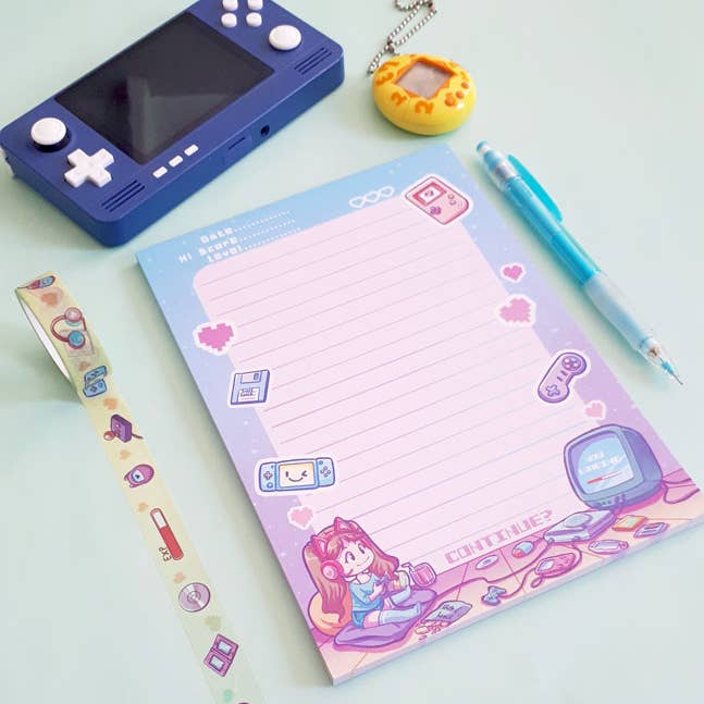 Dreamchaserart - Venta al por mayor Libretas - Bloque de notas para jugadores kawaii, tamaño A5