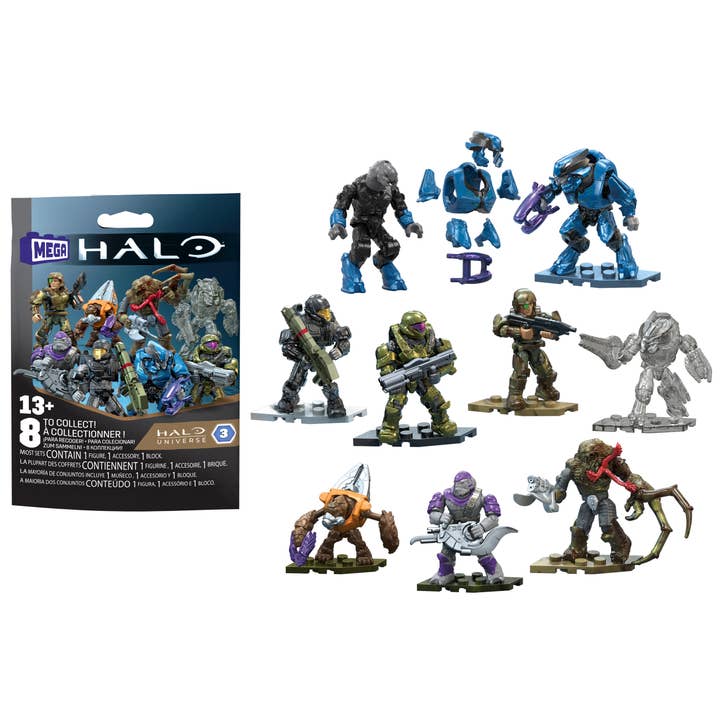 Variety Distributors - Wholesale Toy Set - Kids - Mega Construx Halo Micro Action Figure