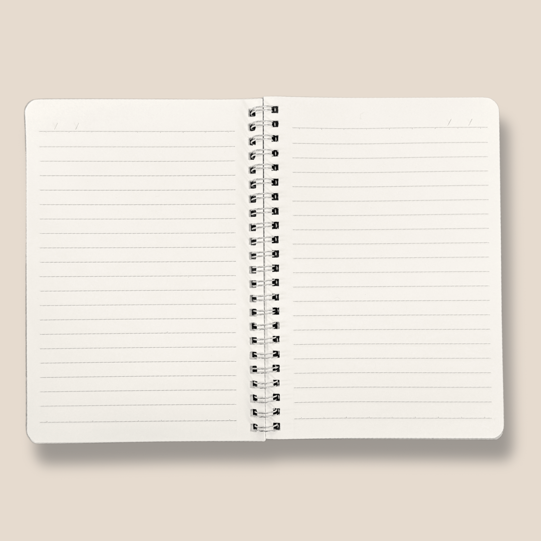 Pretty Pages - Vendita all'ingrosso Quaderni - Taccuino con Francobollo Floreale | Diario a Spirale2