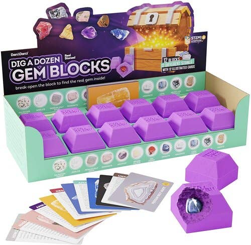 Dan&Darci - Wholesale Toy Set - Kids - Dig a Dozen Gem Blocks