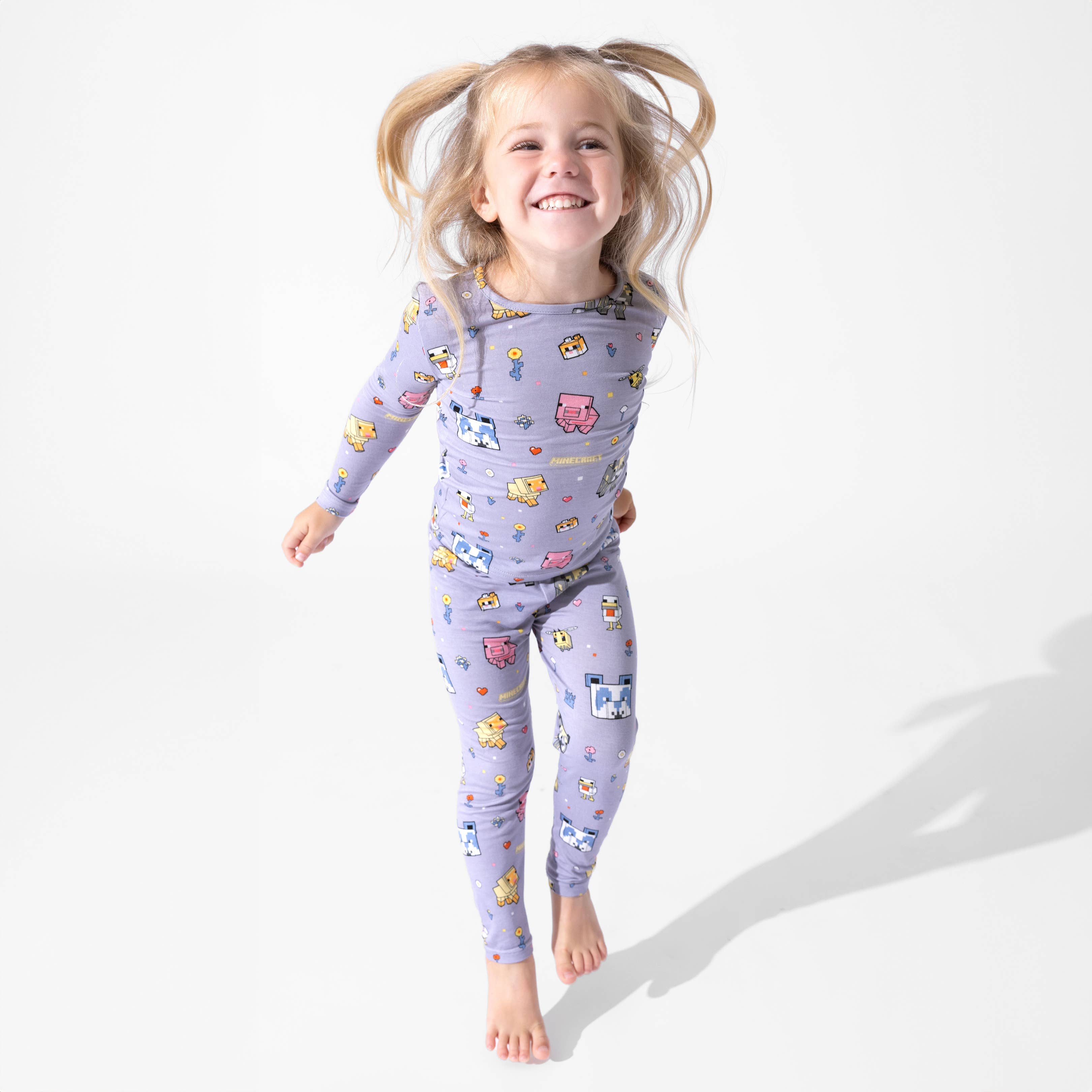 Bellabu Bear - Wholesale Sleepwear Set - Kids - Minecraft Pixel Pals Bamboo Kids Pajamas4