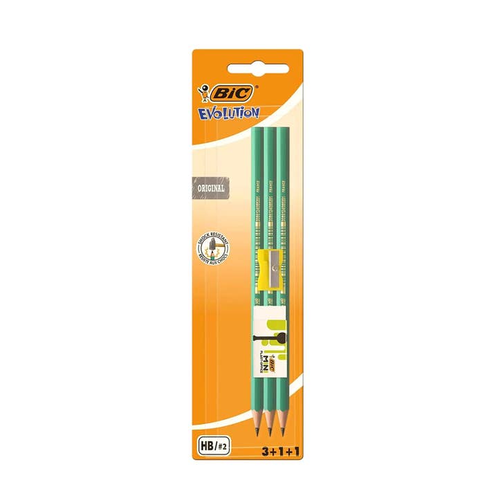 Pencils with eraser and sharpener - 5 pieces - BIC for wholesale by My Podologie