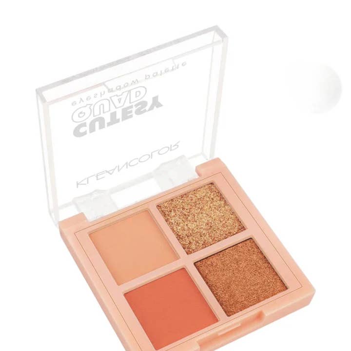 Majestic Wholesale - Venta al por mayor Maquillaje de ojos - Set de 24 piezas de sombras de ojos Klean Color Cutesy Quad mezclables.