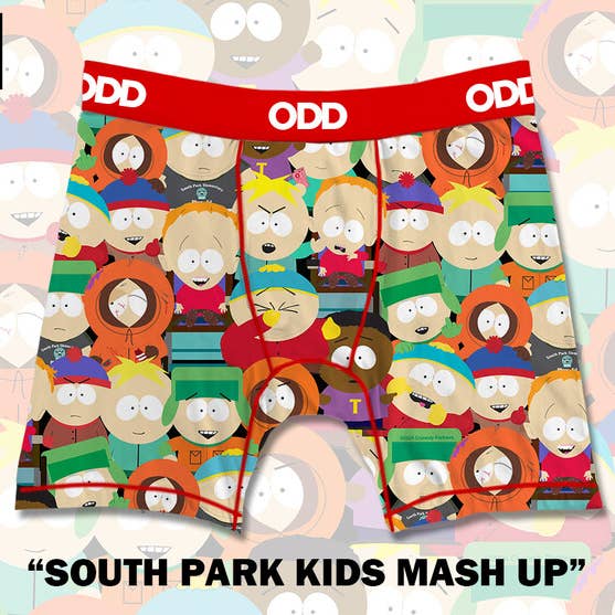 South Park Kids Mash Up - Mens Boxer Briefs for wholesale by Odd Sox